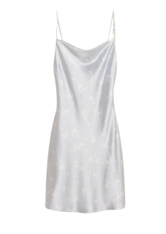 Eila Short Dress - Lt. Blue Mix