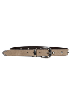 Veronique Suede Belt - Sand
