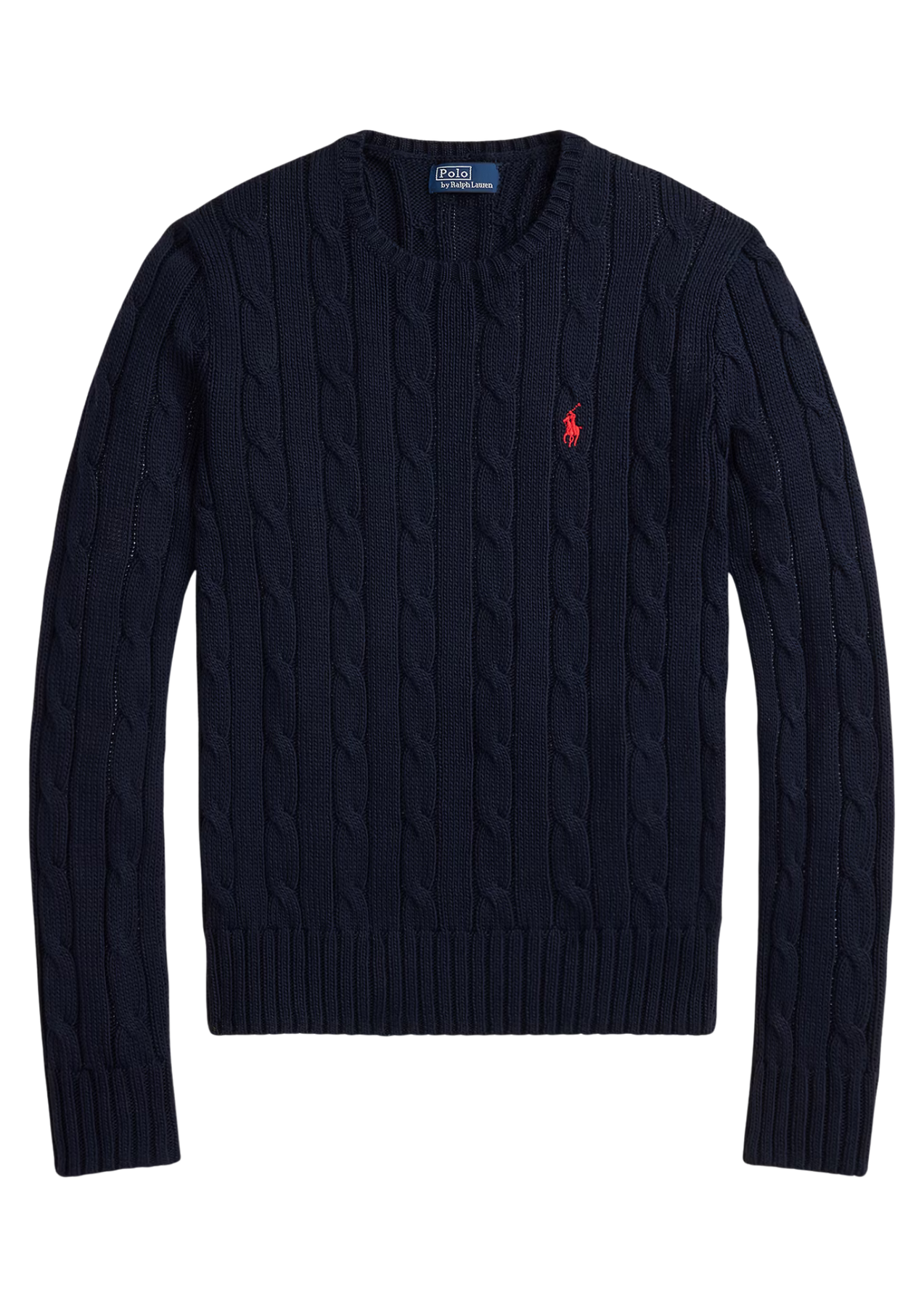 Julianna Long Sleeve Cotton Pullover - Hunter Navy