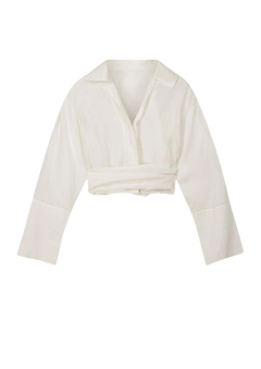 V-Neck Shirt - Off-White