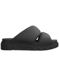 Greyfield Sandal Slide Sandal - Black Knit