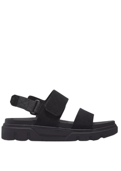Greyfield Sandal Backstrap Sandal - Black Suede