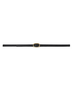 Mini Signature Link Belt - Black