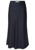 Lena HW Midi Skirt - Dark Sapphire