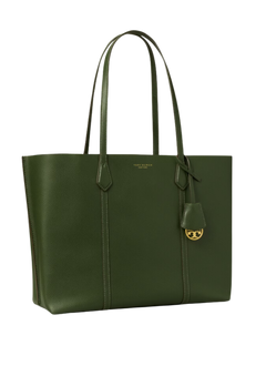 Perry Triple-Compartment Tote - Basil