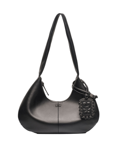 Ganni Bou Bag Hobo Medium - Black