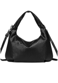 Peony Hobo Bag - Black