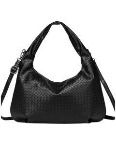 Peony Hobo Bag - Black