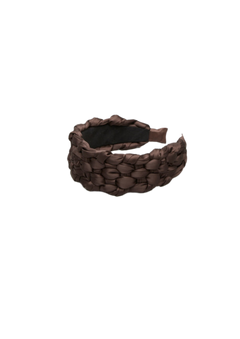 Helena Braided Hairbrace - Hot Fudge Brown