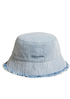 Pafe Denim Bucket Hat - Light Blue