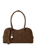 Ryder Suede Shoulder Bag - Moka