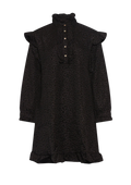 Reno Ruby Ruffle Dress - Black