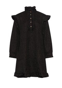 Reno Ruby Ruffle Dress - Black