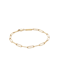Box Bracelet (7 Inches) - Gold