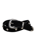Coralie Leather Belt - Black