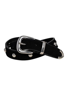 Coralie Leather Belt - Black