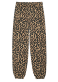 Karter Jogger Framed Monogram - Black And Brown Leopard