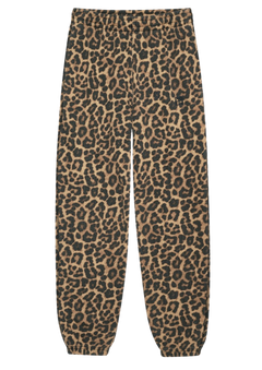 Karter Jogger Framed Monogram - Black And Brown Leopard
