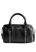 XS Sunny Grained Leather + Stu - Noir