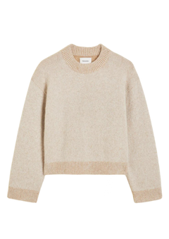 Tine Knit Crew Neck - Sand Mix