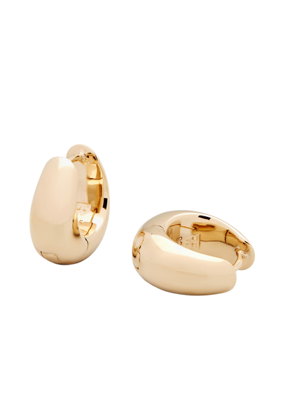 Tom Wood - Smykker - Ice Hoops Small - Gold - Villoid