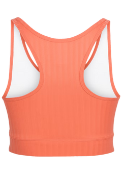 Rib Tech Top - Light Coral
