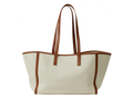Yendi Canvas Bag - Brown/Cream
