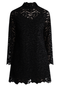 Sabrina Lace Mini Dress - Black