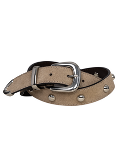 Veronique Suede Belt - Sand
