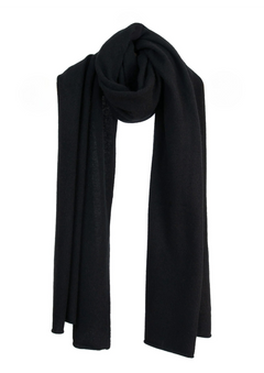 Cashmere Scarf "Signature" - Black