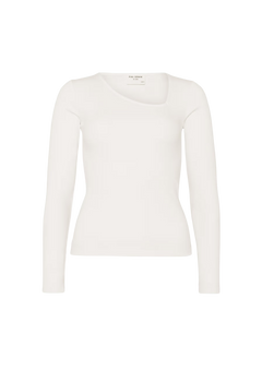 Pino Rib Triangle Neck - Ecru