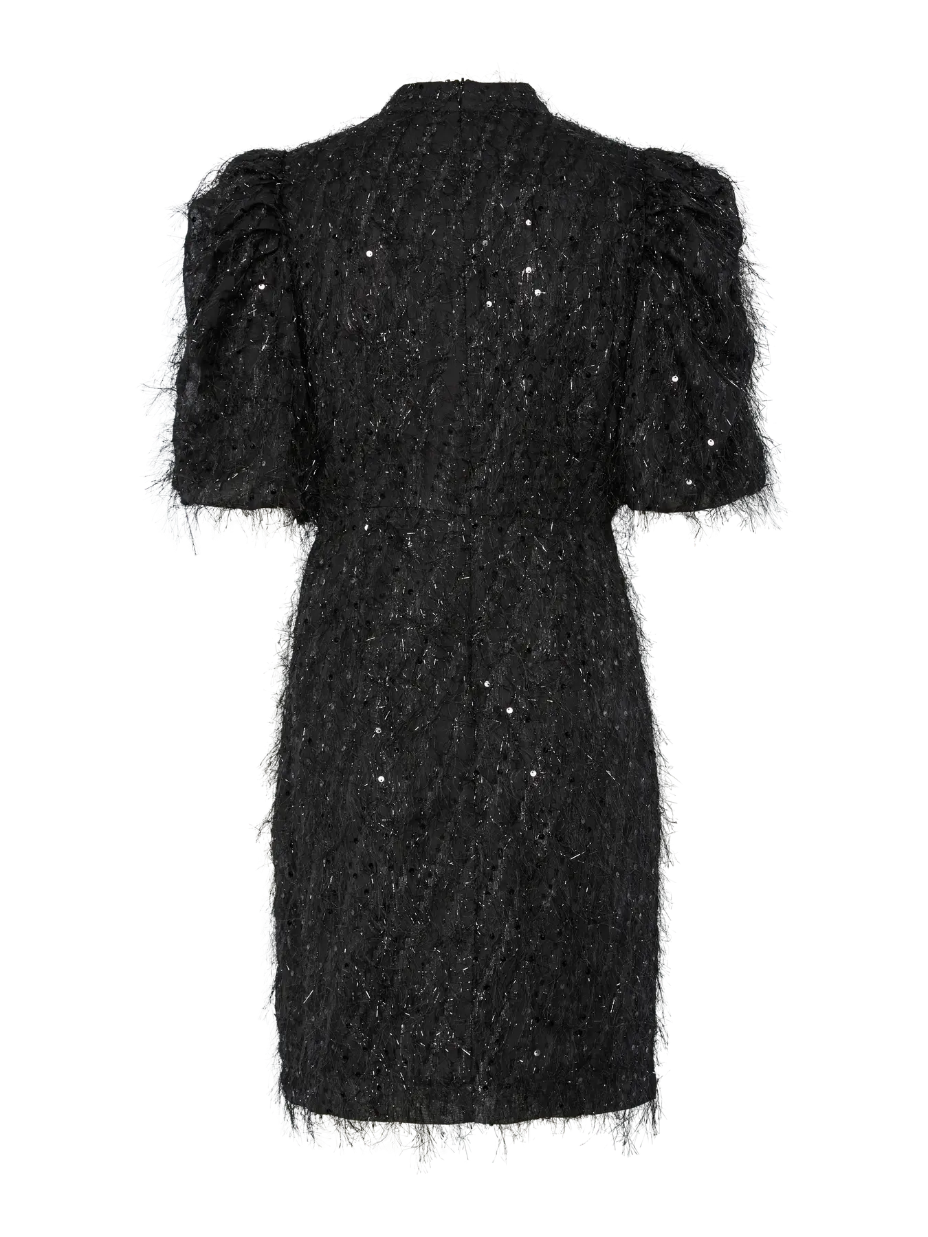 Yasilza 2/4 Sequin Dress - Black