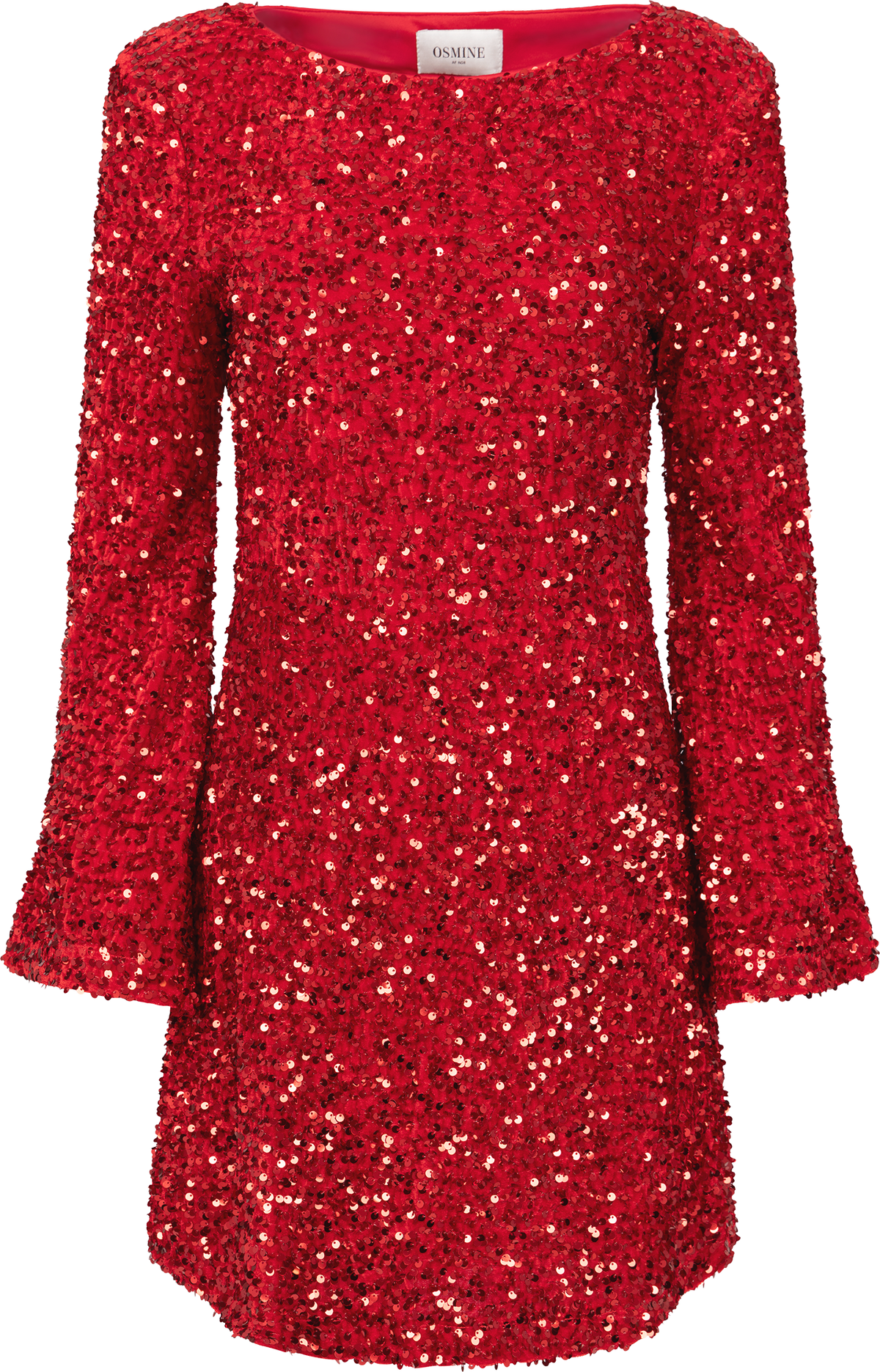 Sally Sequins Mini Dress - Red