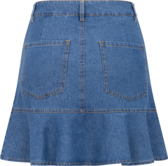 Ragda Denim Skirt - Blue