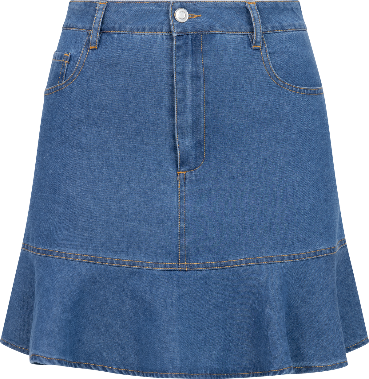 OSMINE af nor - Skjørt - Ragda Denim Skirt - Blue - Villoid
