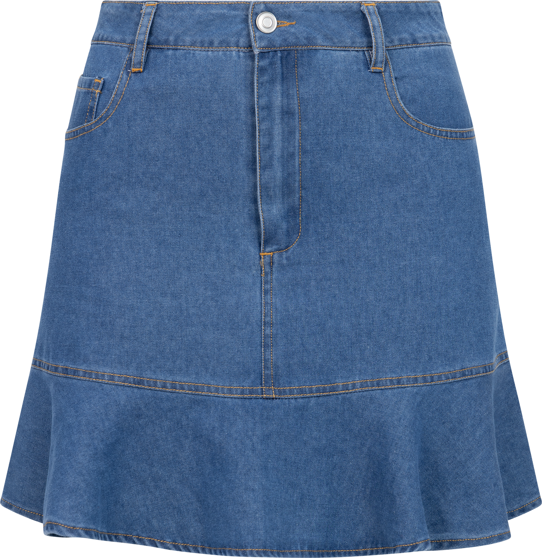 Ragda Denim Skirt - Blue
