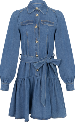Vagna Denim Dress - Blue
