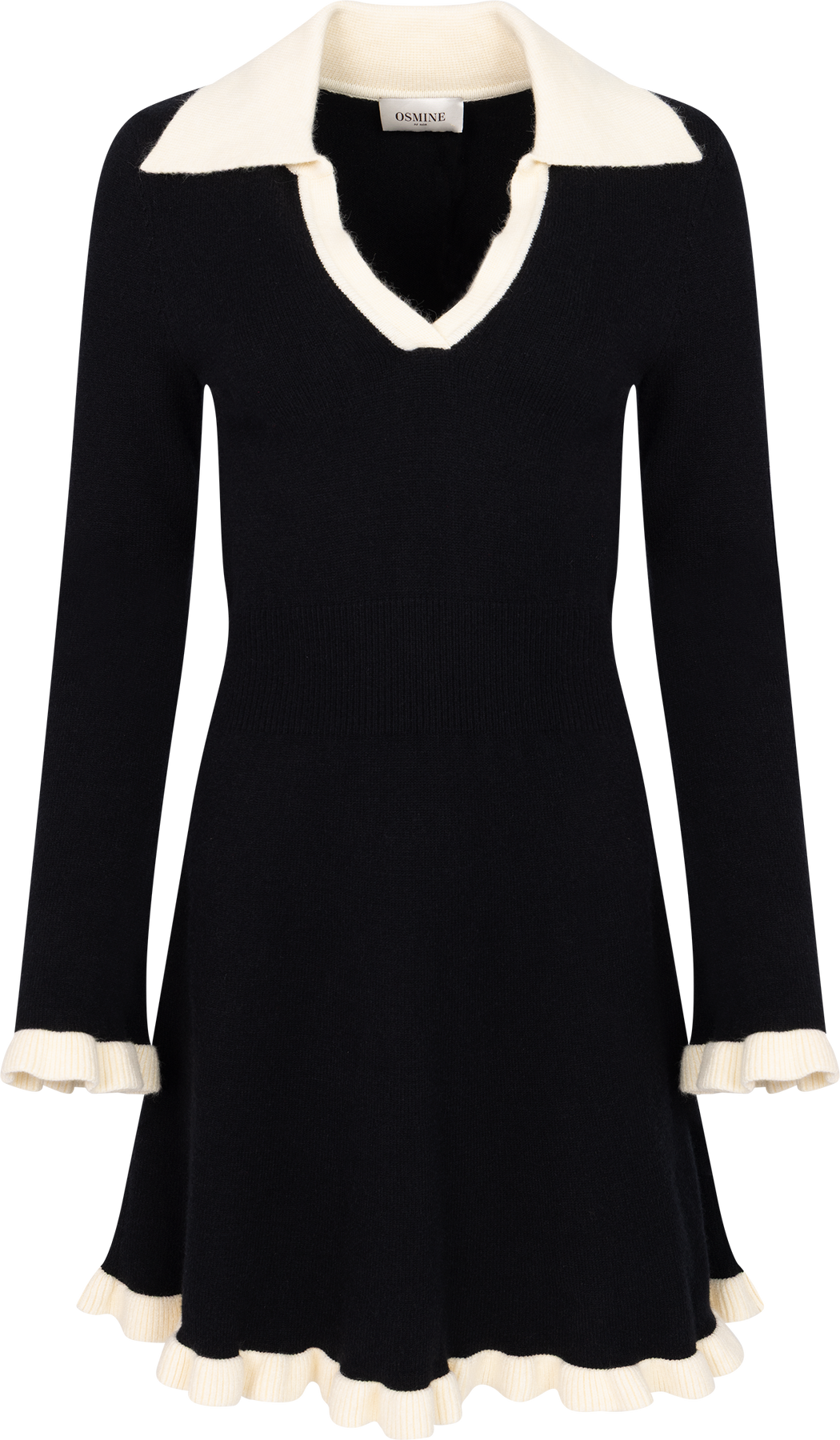 Marie Knitted Dress - Black