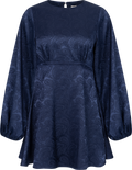 Edda Short Dress - Navy