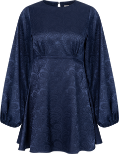Edda Short Dress - Navy