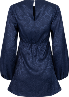 Edda Short Dress - Navy