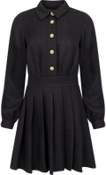 Vinda Boucle Dress - Black