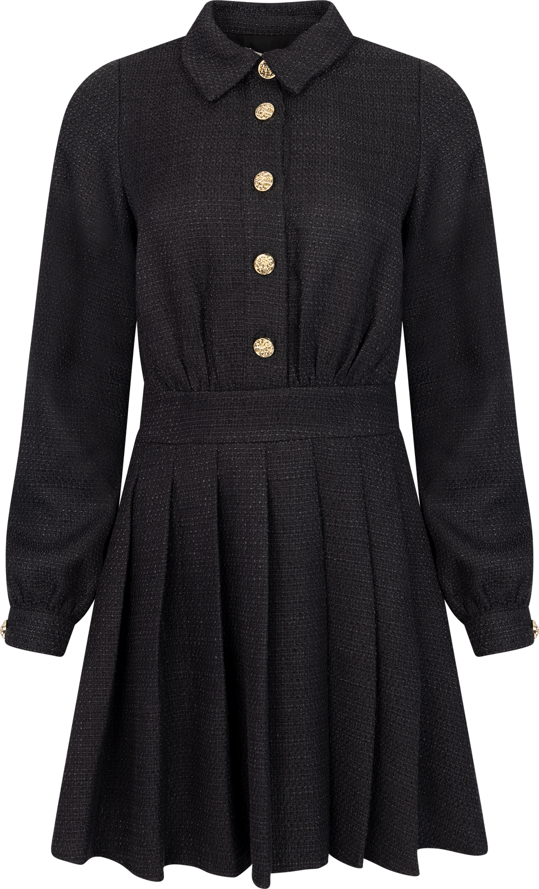 Vinda Boucle Dress - Black