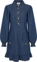 Vinda Denim Dress - Blue