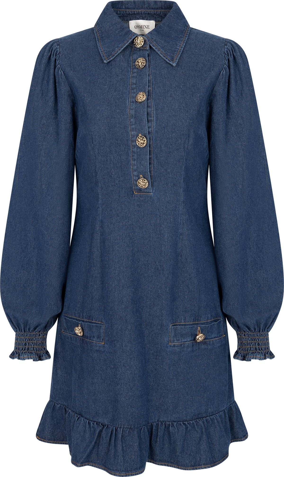 Vinda Denim Dress - Blue