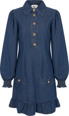 Vinda Denim Dress - Blue