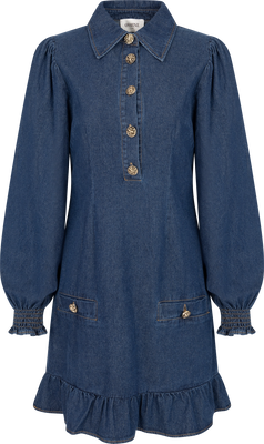 Vinda Denim Dress - Blue