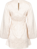 Edda Short Dress - Creme