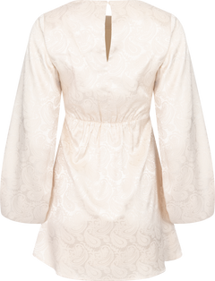 Edda Short Dress - Creme