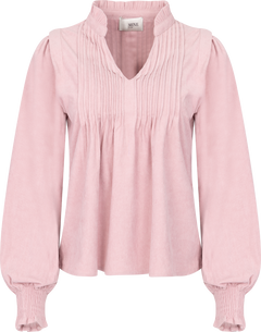 Emma Cord Blouse - Dusty Pink